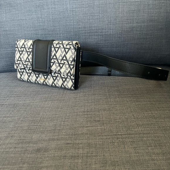 NEW ALDO FLAP CROSSBODY SHOULDER BAG POUCH FANNY BELT BAG PURSE 3 IN 1 - Picture 4 of 12